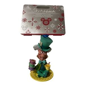 Disney Sketchbook Ornament Alice in Wonderland Mad Hatter Tea Party Unbirthday